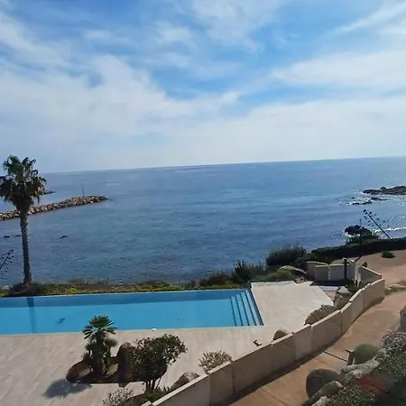 Nepita- Vue Mer- Piscine En De Standing- Clim-wifi Daire *